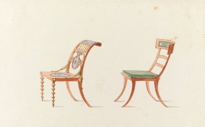 Chairs (2) by Nicolas Henri Jacob